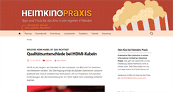 Desktop Screenshot of heimkino-praxis.com